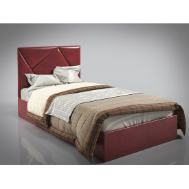 Кровать BNB BaileysDesign с подъемным механизмом каркас металл 80х190 бордовый