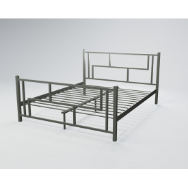 Ліжко двоспальне BNB AmisDesign 160x200 сірий