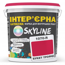 Краска Интерьерная Латексная Skyline 1070R (C) Букет роз 1л