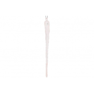 Елочное украшение BonaDi Сосулька 20 см Светло-розовый (118-399)