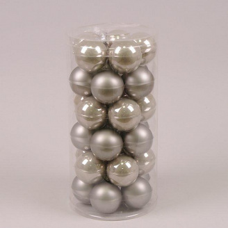 Кульки скляні Flora D-5,7 см 30 шт. (44508)