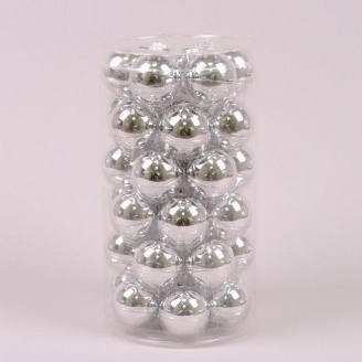 Кульки скляні Flora D-3,8 см. 36 шт.(44609)