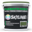 Краска резиновая суперэластичная сверхстойкая «РабберФлекс» SkyLine Оливково-зеленая RAL 6003 12 кг Курень