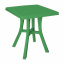 Стол пластиковый квадратный Irak Plastik Royal 70x70см зеленый Кропивницкий