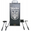 Каминный набор Ferrum Украина 4 и дровница Пламя 4 4 инструмента Черный (694) Харьков