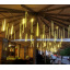 Світлодіодна гірлянда "Таючі бурульки" для новорічного декору Xmas Sticks 8Led паличок по 50см світло ламп-Теплий білий від мережі 220В Новояворівськ