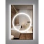 Зеркало с кольцевой передней LED подсветкой без рамы Turister Omega 70*100 (Omg70100) Житомир