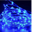 Светодиодная гирлянда нить Led Капли росы на 100 светодиодов электрическая 10 метров Синяя Кропивницкий