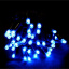 Светодиодная гирлянда Led на 200 светодиодов 16 м зеленый провод Синяя Новояворівськ