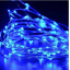 Светодиодная гирлянда нить Lampiki Капли росы на 100 Led электрическая синяя Полтава