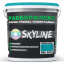 Краска резиновая суперэластичная сверхстойкая «РабберФлекс» SkyLine Бирюзовая RAL 5018 3,6 кг Ровно