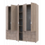Распашной шкаф для одежды Doros Гелар комплект Сонома 2+3 ДСП 193,7х49,5х203,4 (42002122) Тернополь