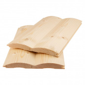 Блок хаус дерев`яний 100x22x5000 мм, смерека, 1 ґатунок, шліфована високоякісна