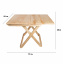 Деревянный компактный стол и 2 табуретки из натурального дерева (ель) раскладной стол и стулья для сада Житомир