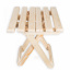 Табурет деревянный компактный из натурального дерева ель складывающийся стульчик для дома и сада 42х30х30 см Харьков