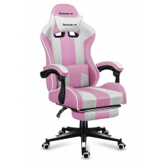 Комп'ютерне крісло Huzaro Force 4.7 Pink тканина Виноградов