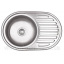 Мийка кухонна LIDZ (SD00040856) 7750 Micro Decor 0,8 мм з нержавіючої сталі + сифон Винница
