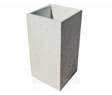 Кашпо бетонное для растений 300x300x450 мм