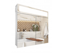 Дзеркальна панорамна шафа у ванну кімнату з підсвічуванням TR25-100 1000х700х120 мм