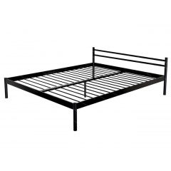 Кровать двуспальная металлическая Метакам COMFORT-1 200X160 Черный матовый Хмельницкий