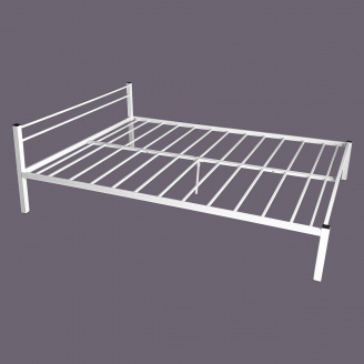 Ліжко двоспальне металеве Tobi sho Гармонія 190X180 білий