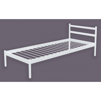 Кровать односпальная металлическая Метакам COMFORT-1 190x80 Белый