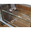 Тумбочка приліжкова дзеркальна М06 Tobi Sho з шухлядами, Дзеркало Срібло/Полірований край, 535х450х400 мм Рівне
