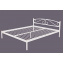 Ліжко двоспальне металеве Метакам VERONA-1 190X160 Білий Кропивницький