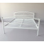 Кровать полуторная металлическая Tobi Sho CAROLA-2 190Х120 Белая Коростень