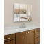 Панорамный зеркальный шкаф в ванную комнату TR20-70 700х700х145 мм Луцк