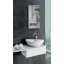Вузька дзеркальна шафа "Економ" з відкритою полицею для ванної кімнати Tobi Sho ТS-39 350х750х130 мм Балаклія