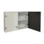 Навесной зеркальный шкафчик с прямыми фасадами для ванной комнаты Tobi Sho ТB13-40 600х400х125 мм Житомир