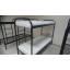 Кровать двухъярусная металлическая Метакам RELAX DUO-1 190X80 черный матовый Новая Прага