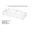 Кровать полуторная металлическая Метакам Verona Lux 200X140 белый Сумы