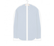 Чехол для одежды полиэтиленовый Clothes Cover BHI00145 М 55 х 77 см Белый-Полупрозрачный (tau_krp40_00145)