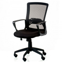 Кресло для офиса Admit Special4You черное со спинкой сетка Кропивницкий