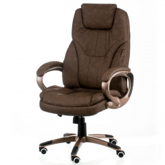 Офисное кресло Bayron коричневого цвета для руководителя-директора Луцк