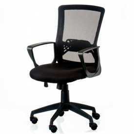 Кресло для офиса Admit Special4You черное со спинкой сетка