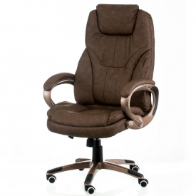 Офисное кресло Bayron коричневого цвета для руководителя-директора