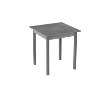 Стол кухонный Ferrum-decor Диего 75x80x80 Серый ДСП Бетон 16мм (DIE0063)