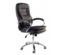 Офисное кресло руководителя BNB ValenciaDesign хром Anyfix Экокожа Темно-коричневый