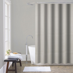 Штора для ванной из полиэстера Mixxus SCT-005-180x180 (Узор серый) (AC0646) Івано-Франківськ