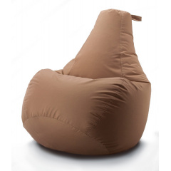 Кресло мешок груша Beans Bag Оксфорд Стронг 90 х 130 см Коричневый (hub_qb87kh) Житомир