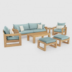 Комплект деревянной дубовой мебели JecksonLoft Морисон голубой 0220 Киев