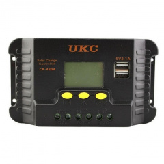 Контроллер заряда солнечной батареи UKC CP-420A 8459 Бородянка