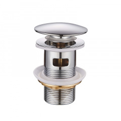 Донный клапан для умывальника с переливом Mixxus POP-UP-03 1 1/4'' (кнопка) (MI6135) Чернигов