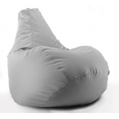 Кресло мешок груша Beans Bag Оксфорд Стронг 65 х 85 см Серый (hub_3klob9) Чернігів