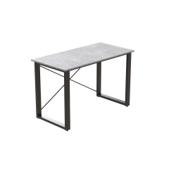 Письменный стол Ferrum-decor Драйв 750x1400x700 Черный металл ДСП Бетон 16 мм (DRA112) Ужгород