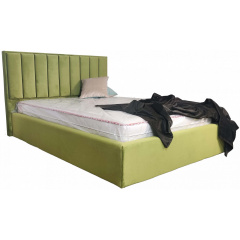 Кровать двуспальная BNB Arabela Premium 160 х 190 см Simple С дополнительной цельносварной рамой Зеленый Ровно