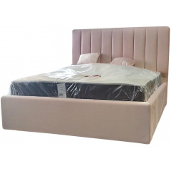Кровать BNB Arabela Premium 120 х 190 см Simple С дополнительной цельносварной рамой Розовый Суми